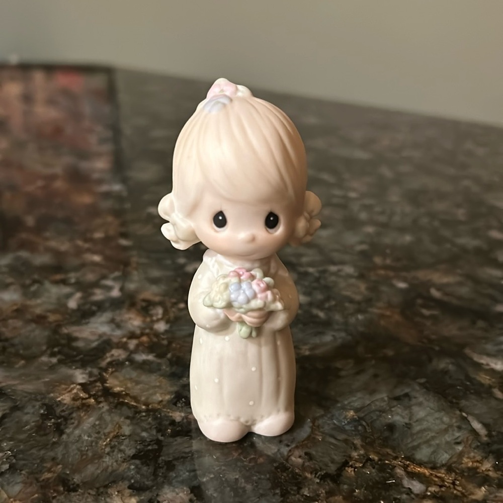 Precious Moments Junior Bridesmaid Figurine - EUC